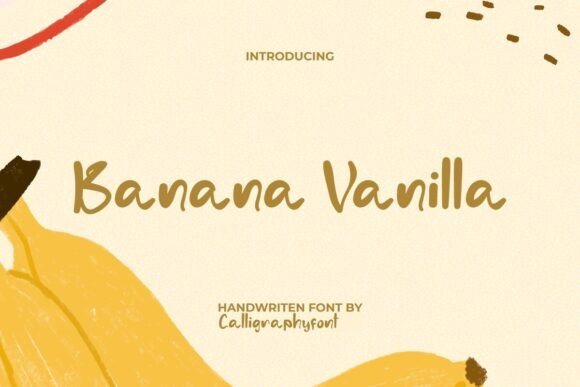 Banana Vanilla Font: A Playful Touch for Web Design