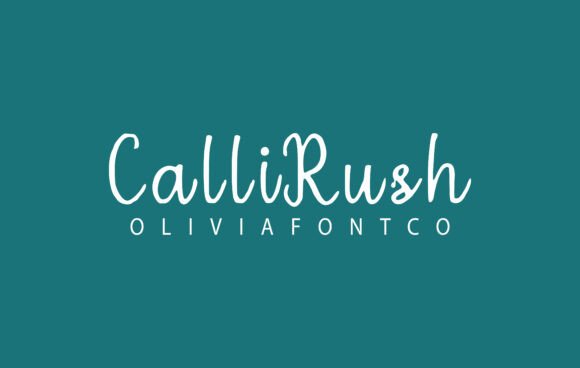 Callirush: A Romantic Script Font for Editorial Design