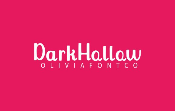 Darkhollow: A Romantic Script Font for Editorial Design
