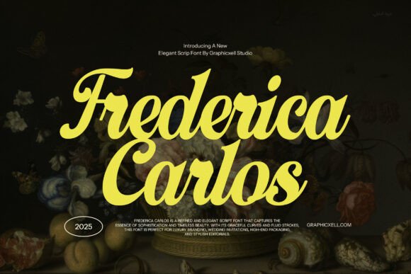 Frederica Carlos: A Timeless Script Font for Crafters and Designers