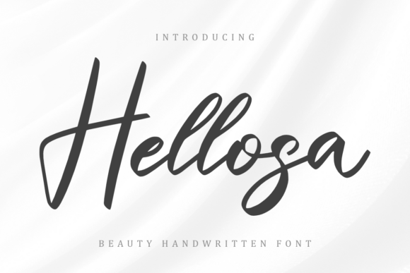 Hellosa: A Modern Handwritten Font for Digital Design