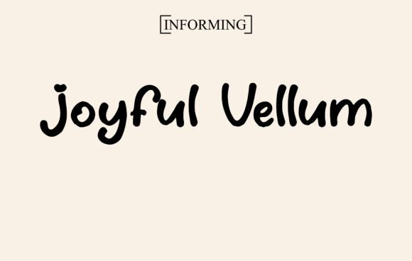 Joyful Vellum: A Script Font That Feels Like a Creative Ally