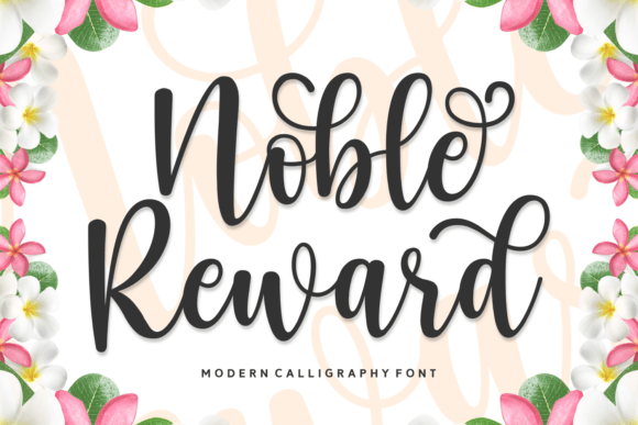 Noble Reward: A Script Font for Modern Web Design