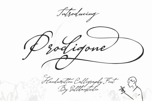 Prodigone: A Script Font for Editorial Elegance