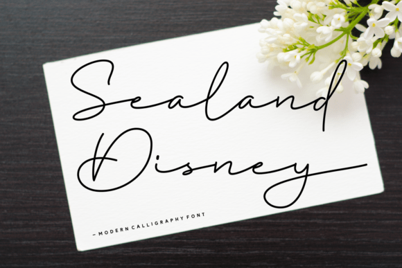 Sealand Disney: A Font That Breathes Life Into Handmade Creations