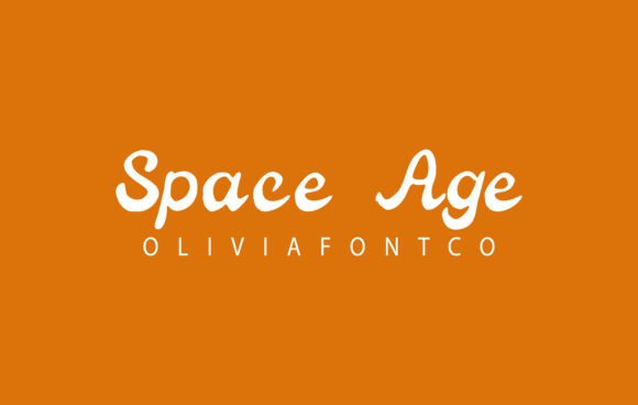 Space Age Font: A Romantic Handwritten Touch for Branding