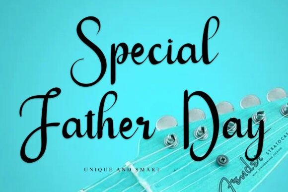 Special Father Day Font for Creative Crafters and Product Makers