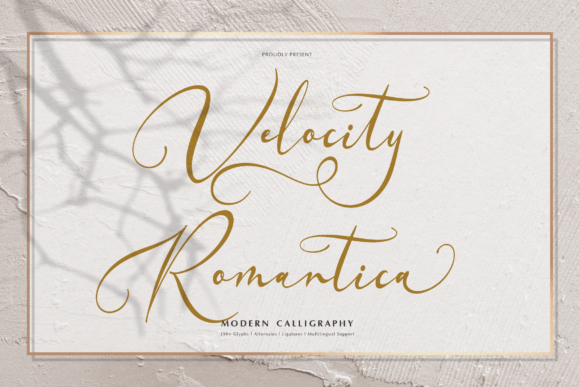 Velocity Romantica: A Font for Elegance and Modern Romance